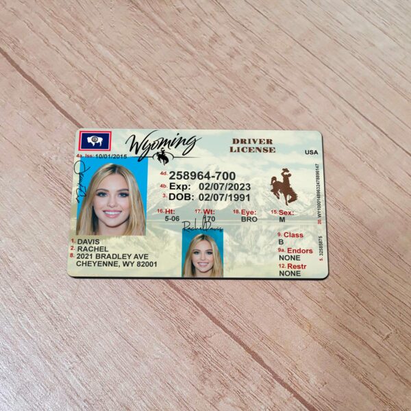 Wyoming Driver License