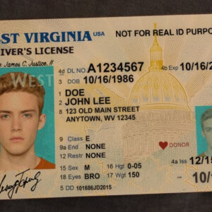 West Virginia Driver License