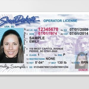 South Dakota Driver License