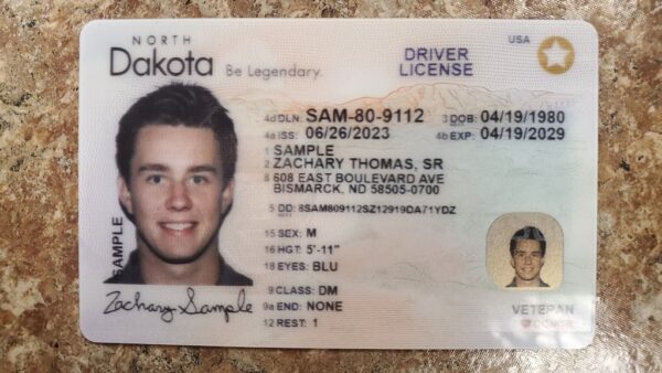 North Dakota Driver License