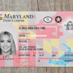 Maryland driver license
