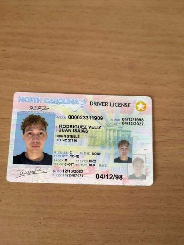 North Carolina Driver License